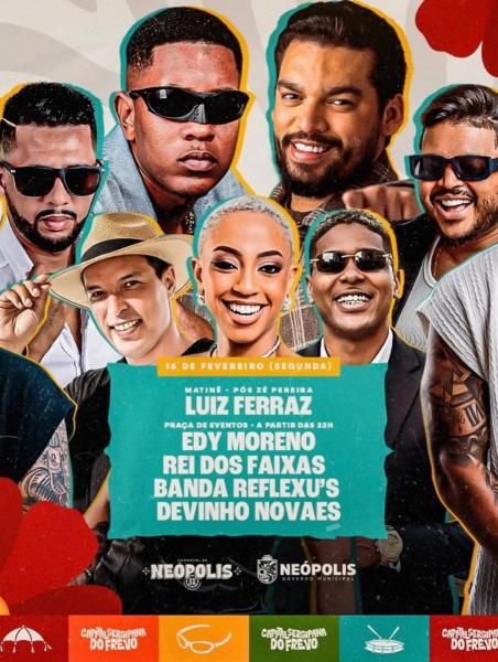 Luiz Ferraz, Edy Moreno, Rei dos Faixas, Banda Reflexu´s e Devinho Novaes