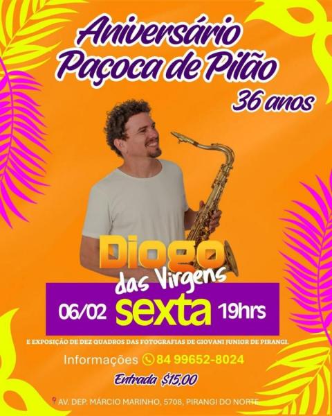 Diogo das Virgens - 36 anos do Paçoca de Pilão