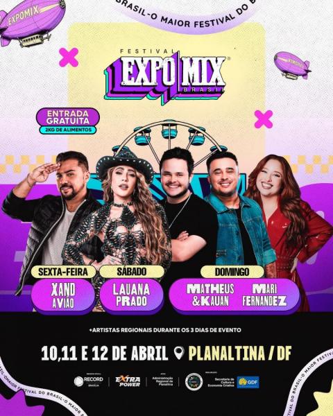 Matheus & Kauan e Mari Fernandez - Expo Mix 2026