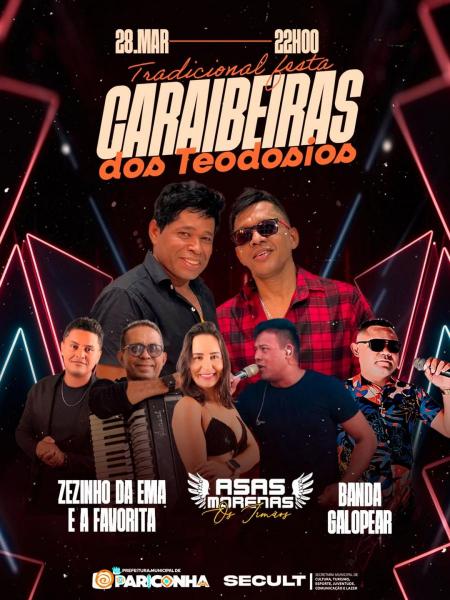 Zezinho da Ema & A Favorita, Asas Morenas e Banda Galopear