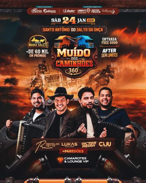 Lukas Fernandes, Reinaldo Netto, Victor Meira e Caju Sanfoneiro - Muído dos Caminhões 360º
