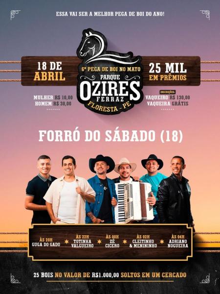 Guga do Gado, Totinha Vaqueiro, Zé Cícero, Cleitinho & Menininho e Adriano Nogueira - 6º Pega de Boi no Mato