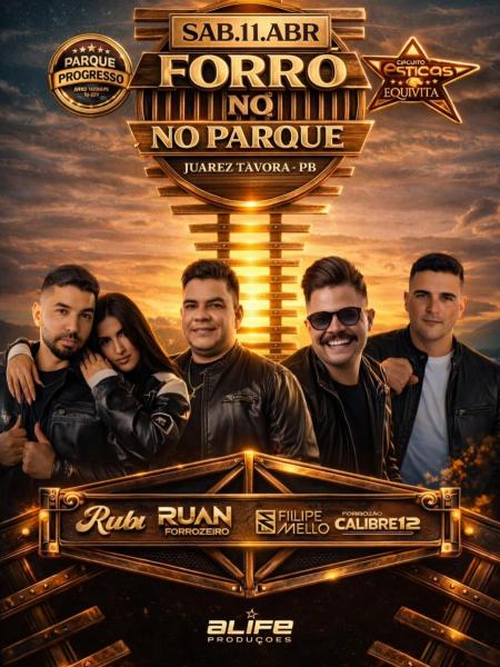 Ruan Forrozeiro, Rubi, Fillipe Mello e Forrozão Calibre 12