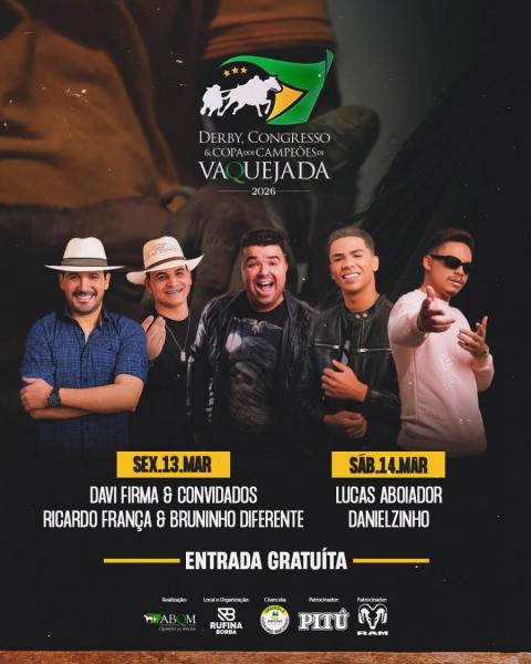 Davi Firma, Ricardo França e Bruninho Diferente