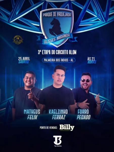 Matheus Felix, Kaelzinho Ferras e Forró Pegado