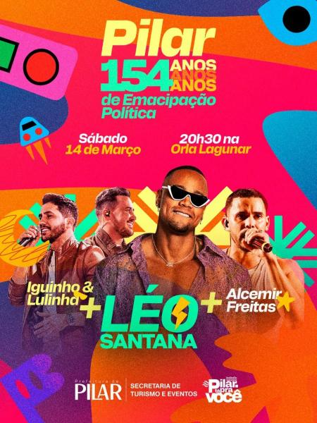 Léo Santana, Iguinho & Lulinha e Alcemir Freitas