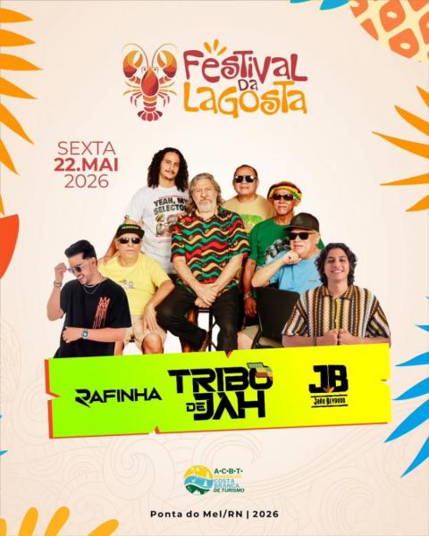 Tribo de Jah, Rafinha e João Beydoun - Festival da Lagosta 2026