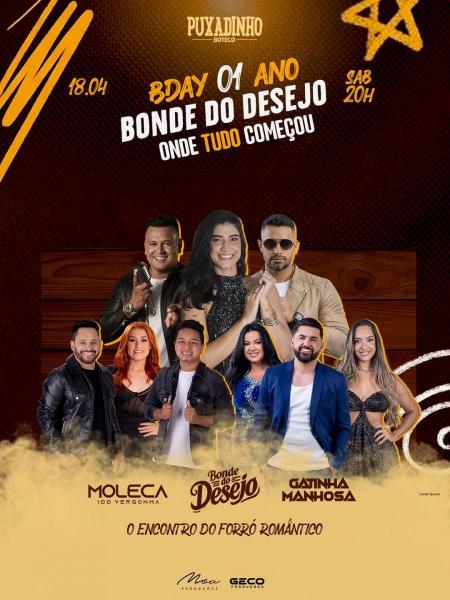 Bonde do Desejo, Moleca 100 Vergonha e Gatinha Manhora