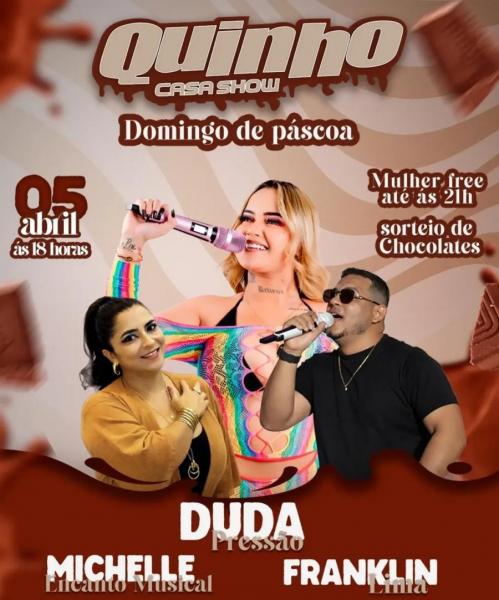Duda Pressão, Michelle Encanto Musical e Franklin Lima - Domingo de Páscoa