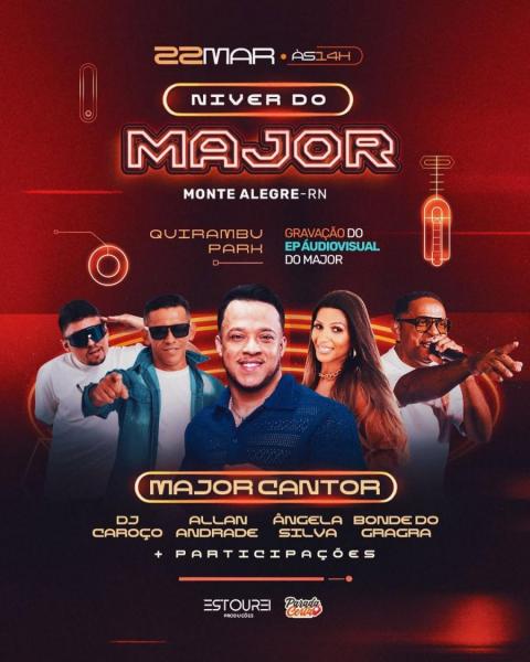 Major Cantor, Dj Caroço, Allan Andrade, Ângela Silva e Bonde do Gragra - Niver do Major