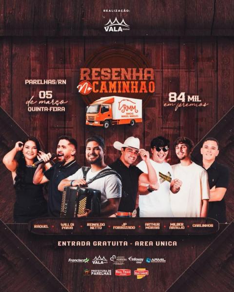 Will Di Paiva, Reinaldo Netto, JP Forrozado, Raquel, Arthur Morais, Milber Araújo e Carlinhos - Resenha no Caminhão