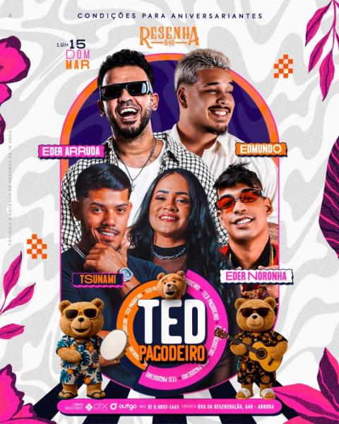 Eder Arruda, Edmundo, Tsunami e Eder Noronha - TED Pagodeiro