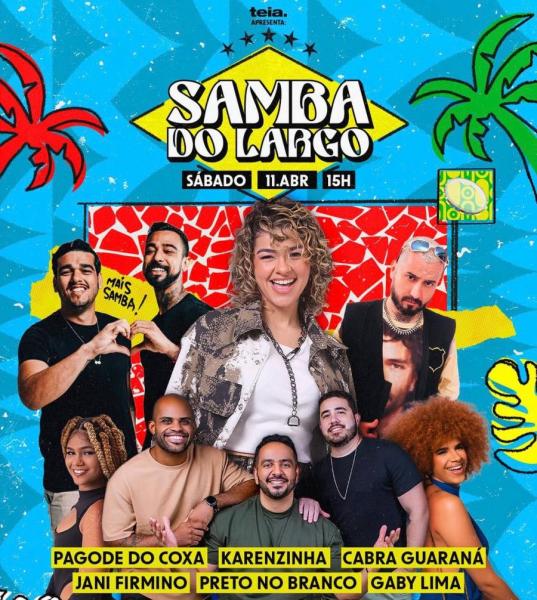 Pagode do Coxa, Karenzinha, Cabra Guaraná, Jani Firmino, Preto no Branco e Gaby Lima - Samba do Largo