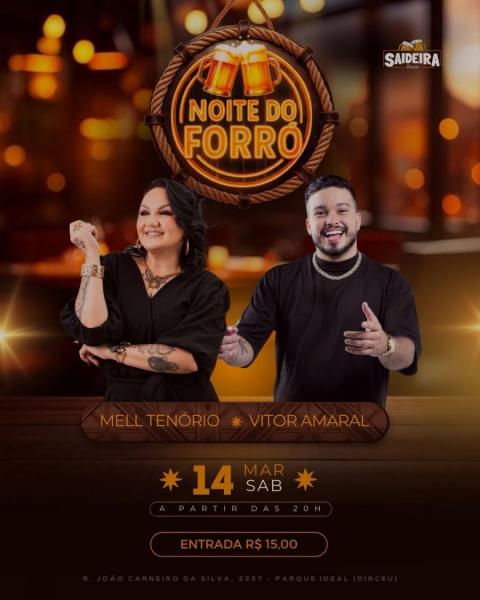 Mell Tenório e Vitor Amaral - Noite do Forró