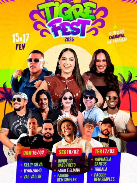 Kelly Silva, Ryanzinho e Val Vallin - Tigre Fest 2026