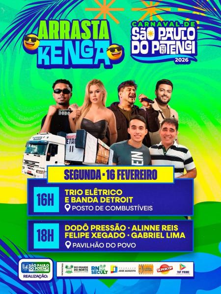 Banda Detroit, Dodô Pressão, Alinne Reis, Felipe Xegado e Gabriel Lima
