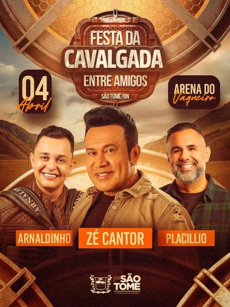 Zé Cantor, Arnaldinho e Placillio - Cavalgada Entre Amigos 2026