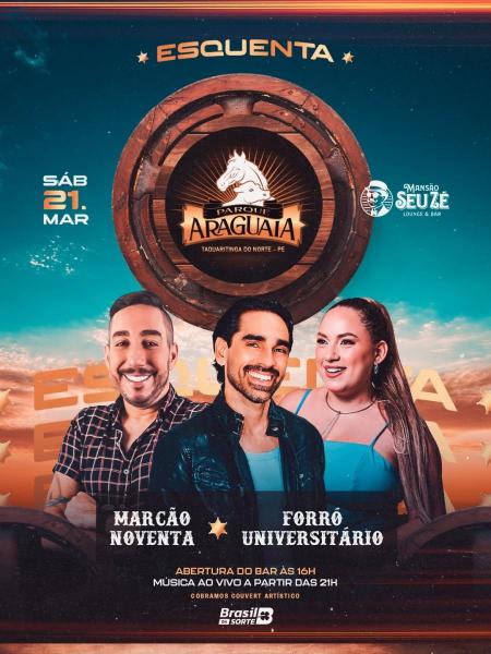 Marcão Noventa e Forró Universitário - Esquenta Parque Araguaia