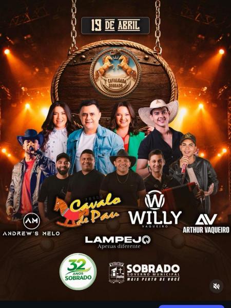 Cavalo de Pau, Andrews Melo, Willy Vaqueiro e Arthur Vaqueiro