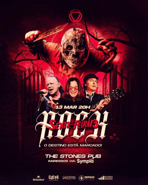 The Ozzyes, PowerSlave e Gato Boi - Sexta Feira 13 de Rock