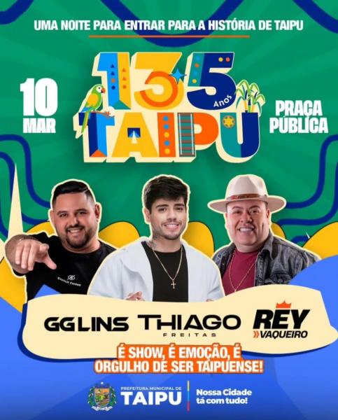 Thiago Freitas, GG Lins e Rey Vaqueiro