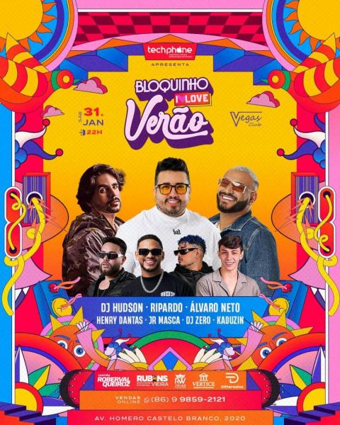 Dj Hudson, Ripardo, Álvaro Neto, Henry Dantas, Jr. Masca, Dj Zero e KAduzin - Bloquinho I Love Verão 2026