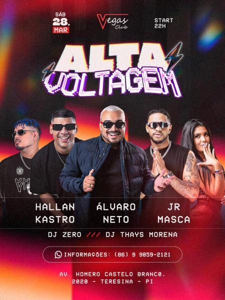 Álvaro Neto, Hallan Kastro e Jr Masc - Alta Voltagem