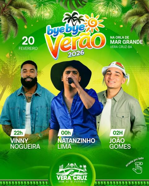 Natanzinho Lima, Vinny Nogueira e João Gomes - Bye Bye Verão 2026