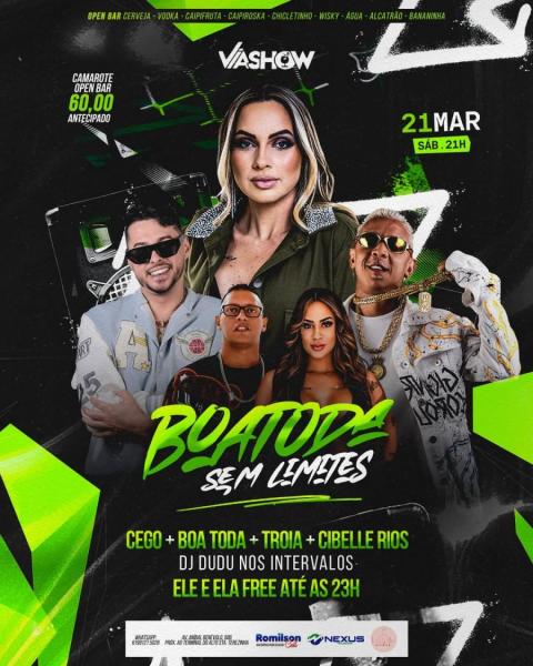 Boa Toda, Cego, Troia e Cibelle Rios - Boa Toda sem Limites