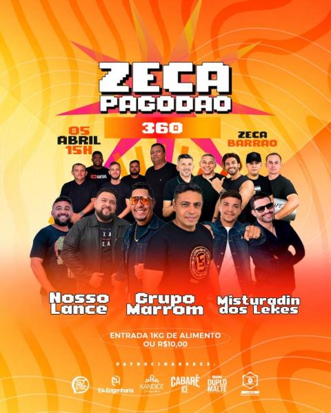 Nosso Lance, Grupo Marrom e Misturadin dos Lekes - Zeca Pagodão 360