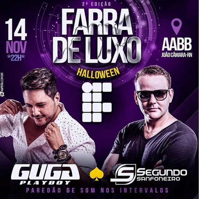 Guga Playboy e Segundo Sanfoneiro - Farra de Luxo Halloween