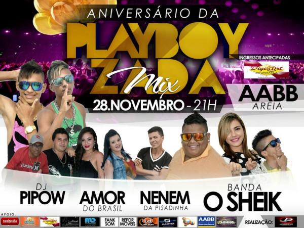 Amor do Brasil, Nenem da Pisadinha, Banda O Sheik e Dj Pipow - Playbozada Mix