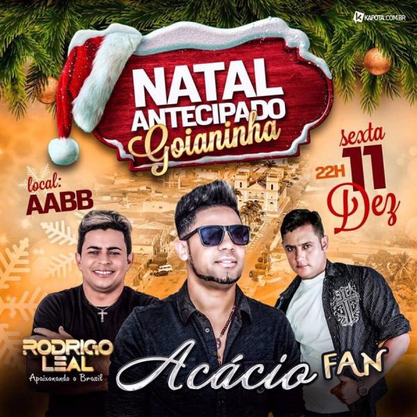 Rodrigo Leal, Acácio e Fan - Natal Antecipado
