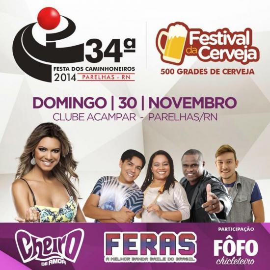 Cheiro de Amor, Banda Feras e Fôfo Chicleteiro - Festival da Cerveja