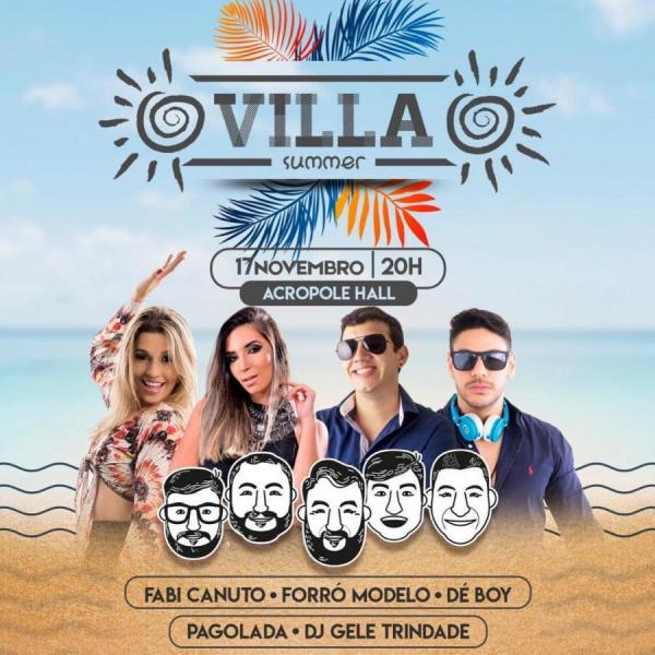 Fabi Canuto, Forró Modelo, Dé Boy, Pagolada e Dj Gele Trindade - Villa Summer