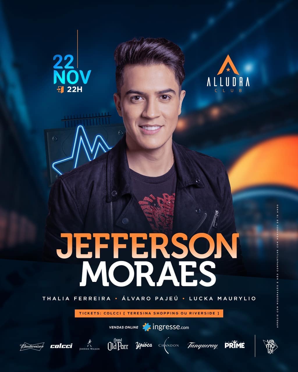 Jefferson Moraes, Thalia Ferreira, Álvaro Pajeú e Lucka Maurylio