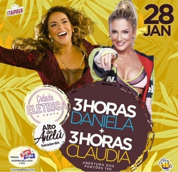 Claudia Leitte e Daniela Mercury