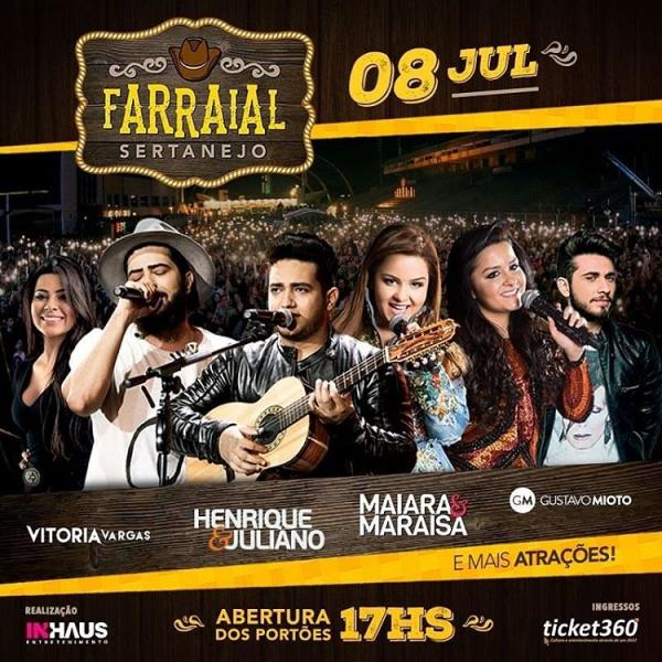 Vitória Vargas, Henrique & Juliano, Maiara & Maraisa e Gustavo Mioto - Farraial Sertanejo