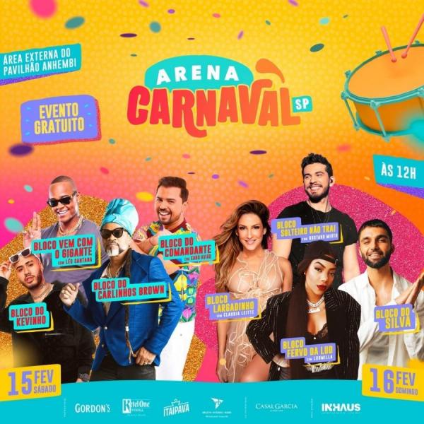 Claudia Leitte, Ludmilla, Gustavo Mioto e Silva - Arena Carnaval SP