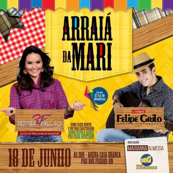 Renata Falcão e Felipe Grilo - Arraiá da Mari