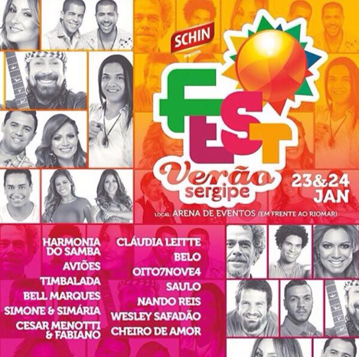 Nando Reis, Oito7nove4, Harmonia do Samba, Claudia Leitte, Wesley Safadão, Timbalada e Cheiro de Amor - Fest Verão Sergipe