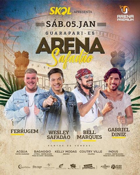 Ferrugem, Wesley Safadão, Bell Marquies e Gabriel Diniz - Arena Safadão