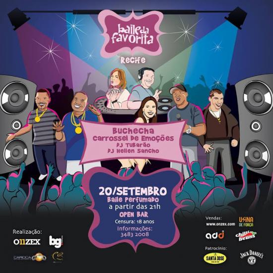 Buchecha, Carrossel de Emoções, DJ Tubarão e DJ Hellen Sancho - Baile da Favorita
