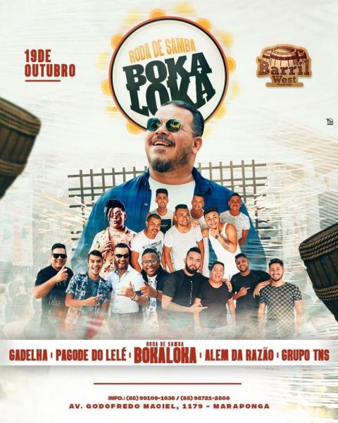 Gadelha, Pagode do Lelé, Roda de Samba Bokaloka, Além da Razão e Grupo TNS