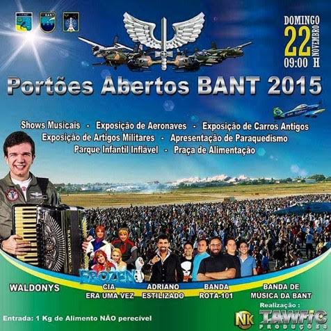 Waldonnys, Adriano Estilizado e Banda Rota 101 - Portões Abertos BANT 2015