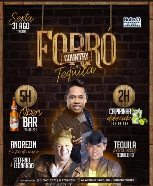Andrezin e Stefano & Leonardo - Forró Country com Tequila