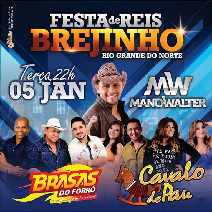 Brasas do Forró, Mano Walter e Cavalo de Pau - Festa de Reis