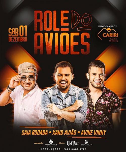 Xand Avião, Avine Vinny e Saia Rodada - Rolé do Aviões