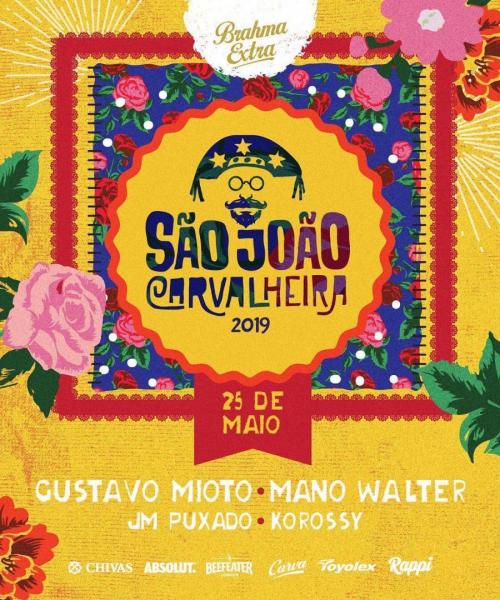 Gustavo Mioto, Mano Walter, JM Puxado e Korossy - São João Carvalheira