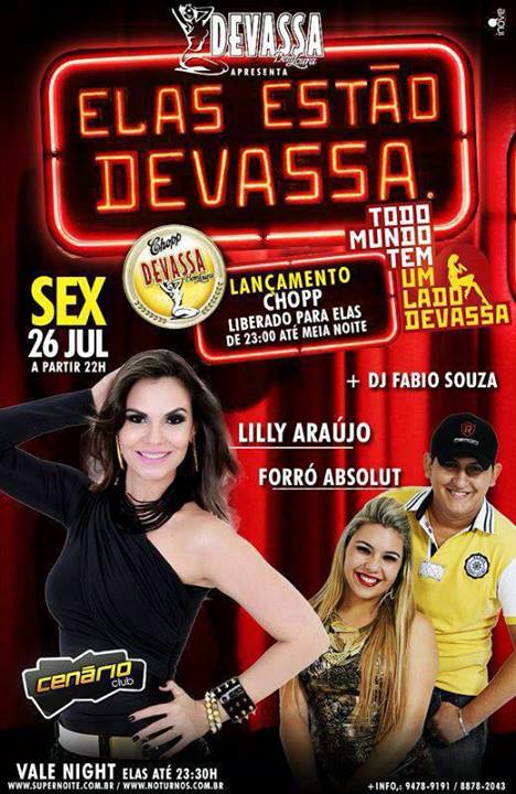 Lilly Araújo, Forró Absolut e Dj Fábio Souza